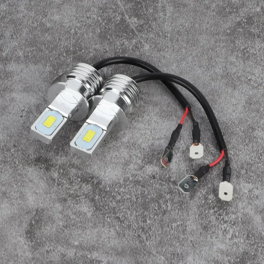 2Pcs 80W 3200LM 3000K 3570 Car LED Fog Light Bulb CSP-Chips Fog Lamp Bulbs H8/H11, H3, 9005/9006, H1, 881, H7, 880