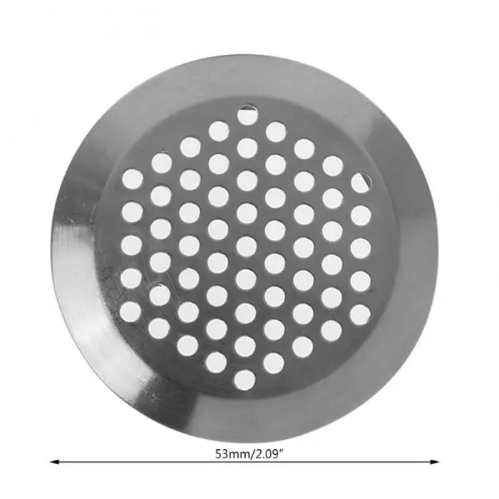 Вентиляционные отверстия из нержавеющей стали круглый вентиляционный сетчатый отверстие для шкафа ванной комнаты кухни TB