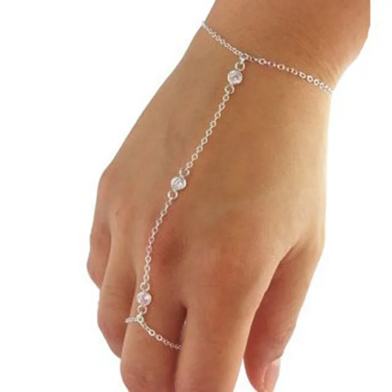 Fine rhinestones Love Brand Bracelet hand Chain Friendship Bracelets