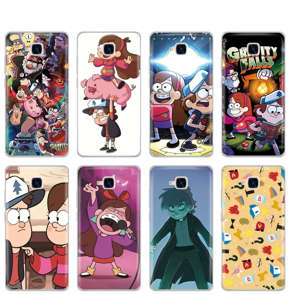 

case for Huawei Honor 5C Case Silicone russian Version Back Cover for Huawei Honor 5C Gravity Falls Comic Con poster