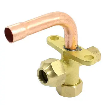 

3/8PT Inlet 3Way Bend Flare Tube Split Service Valve for Air Conditioner