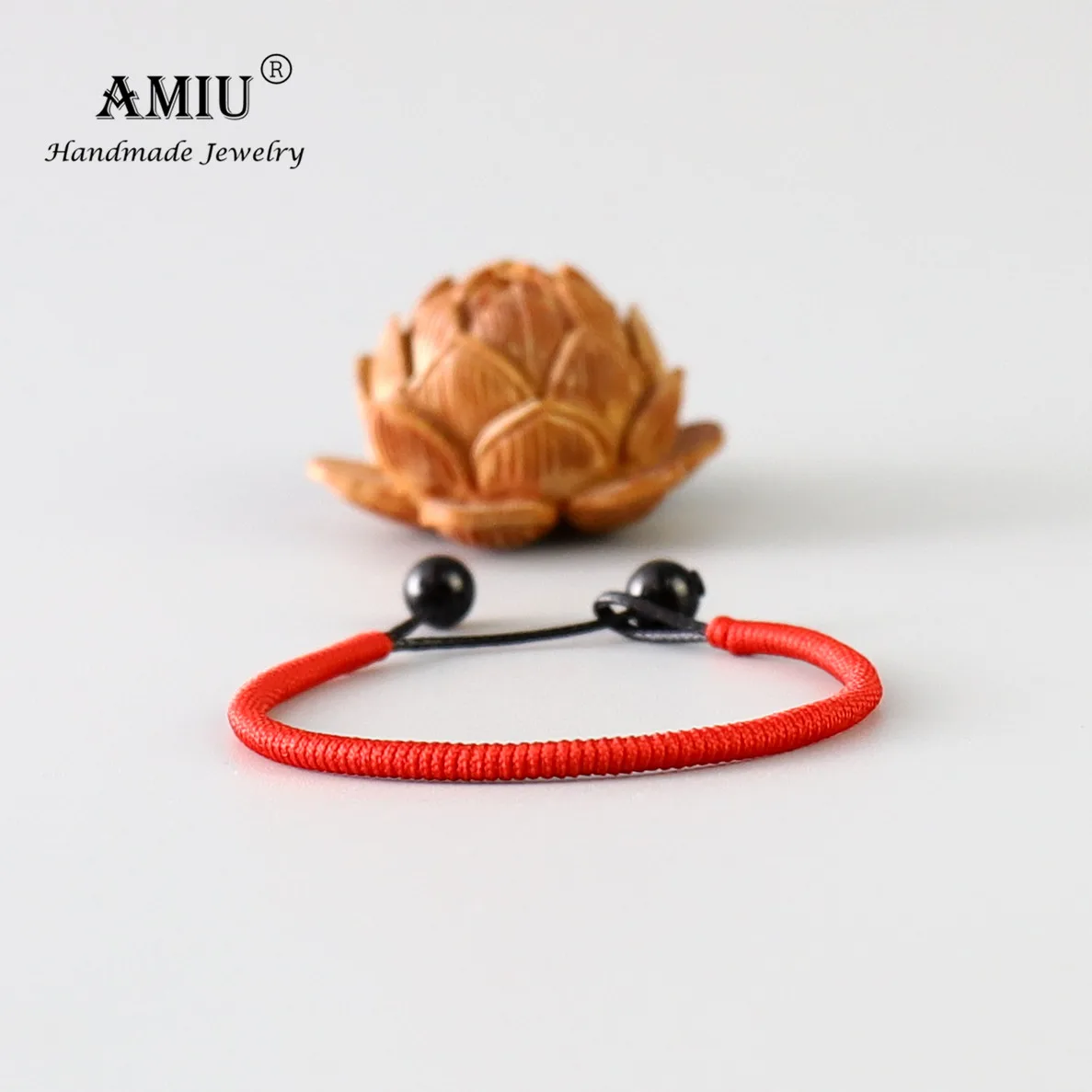 AMIU ручной работы счастливые красные браслеты ожерелье из бисера оникс браслеты и браслеты мужские аксессуары ручной работы влюбленные счастливые ювелирные изделия браслет