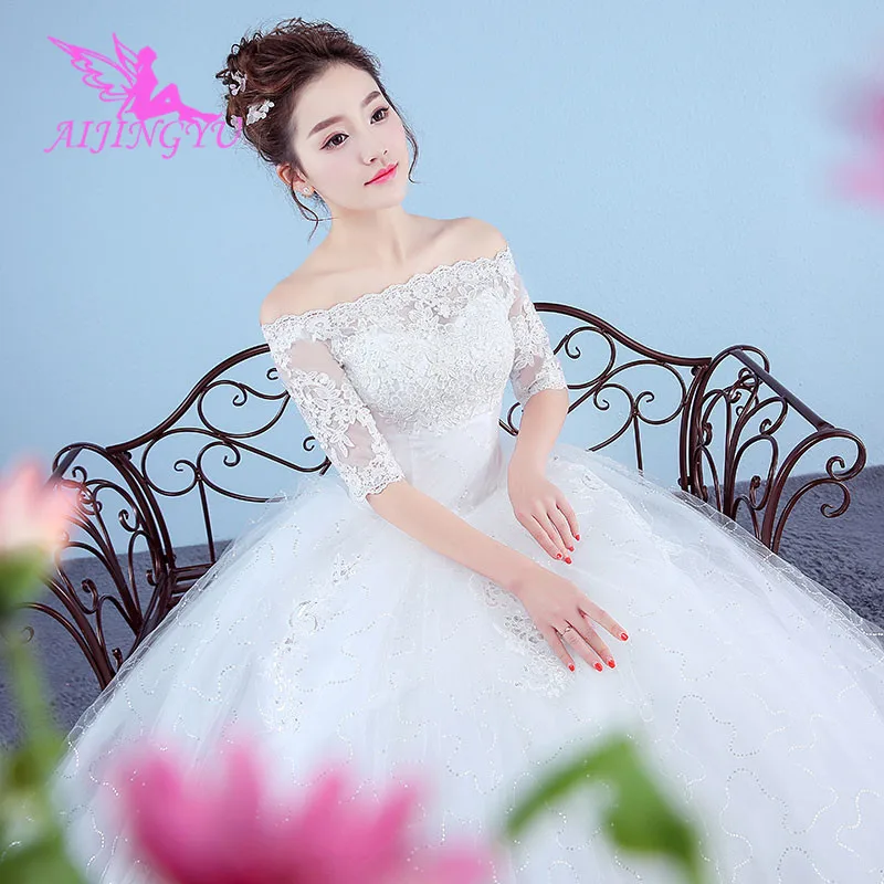 

AIJINGYU dresses weddingdress 2018 wedding short bridal dress elegant WK143