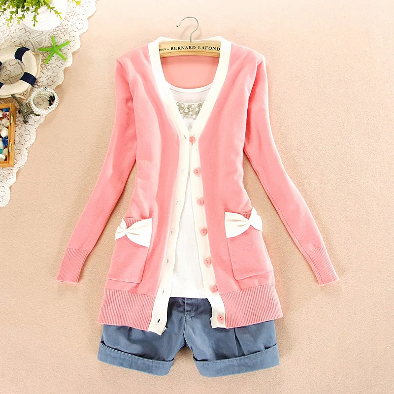 2016 autumn long sleeve v neck shirts preppy style solid