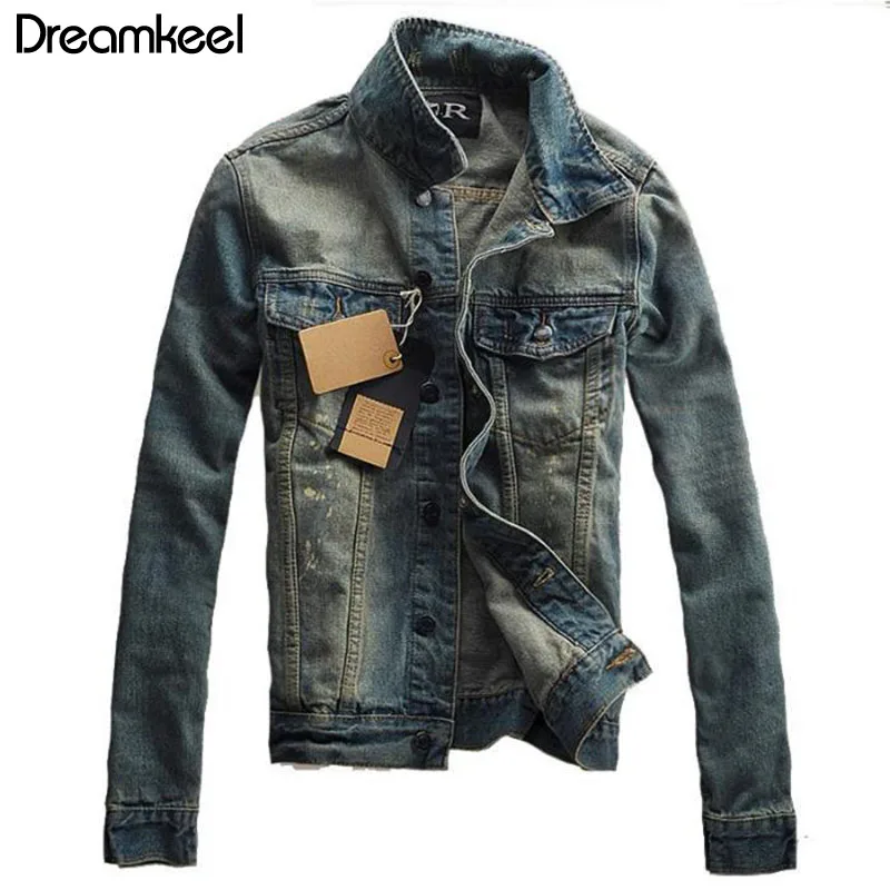 

Men's Jeans 2019 Hot Sale Man Fashion Coat New Fashion Style Thin Hole Jacket Streetwear Jacket Denim Jacket Men Y