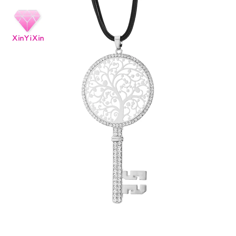 Hollow 925 Silver Jewelry Tree Of Life Necklaces /& Pendants Charm Women Chains