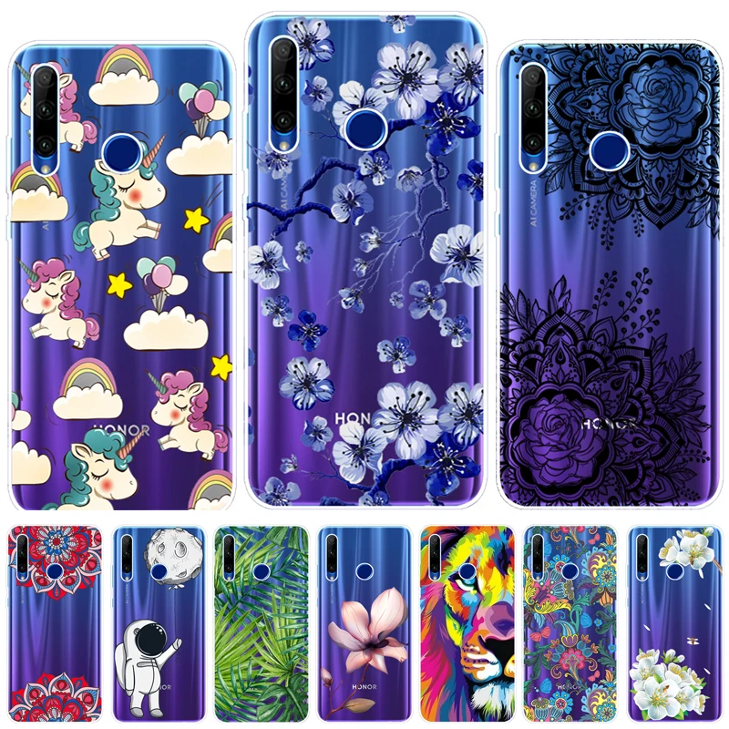 

For Huawei Honor 20i HRY-TL00T Case Cover Soft Silicone Transparent Protector Honor 20i Cover Phone Back Case For Honor 20i 20 i