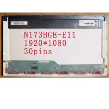 

Free shipping A- 99% 17.3" LED LCD Screen B173HTN01.1 N173HGE-E11 1920x1080 HD Display eDP 30Pins