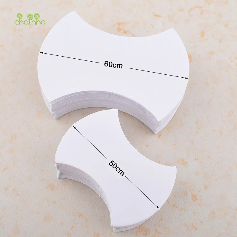 

Chainho,100pcs/bag,Fan-shaped & Axe-shaped,Paper Model Board,Accessories, DIY Tools,Special For Patchwork Quilting&Sewing TL015