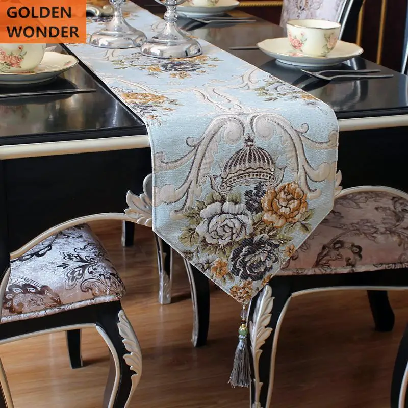 

European Modern Simple Home Decoration Table Runner Bed Runner Chenille Fabric High Grade New Design