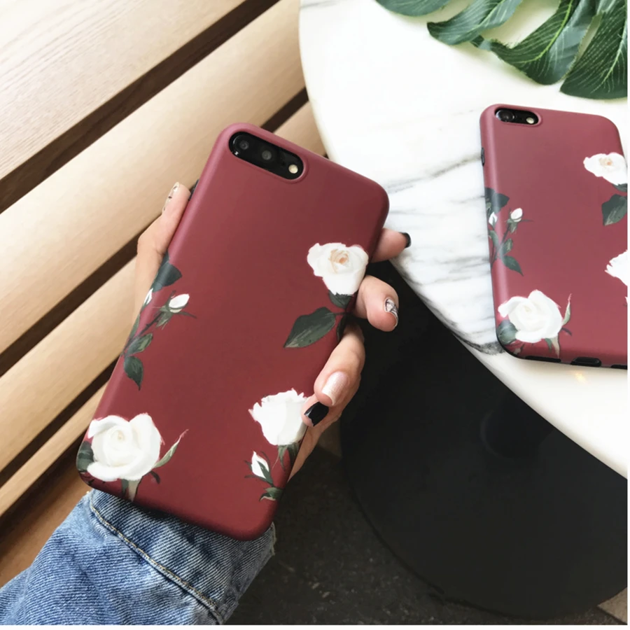 Aliexpress.com : Buy Soft TPU Silicone Korean White Rose