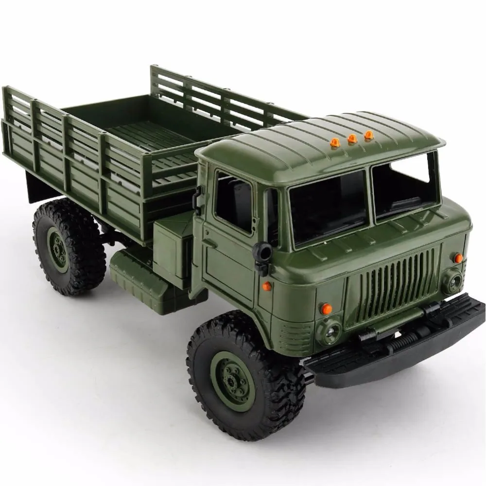 WPL B-24 пульт дистанционного управления военный грузовик DIY внедорожный 4WD RC автомобиль 4 колеса багги привод скалолазание GAZ-66 автомобиль на день рождения подарок игрушка