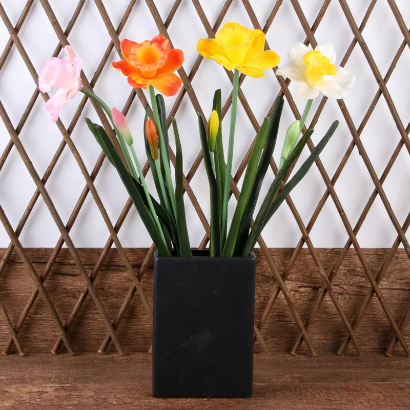 искусственные цветы kunstblumen для декора Пасторальный стиль daffodil