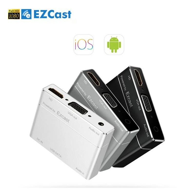 

S8pro 3 in 1 USB to HDMI/VGA+Audio Converter Digital AV Adapter EZcast TV stick plug and play for IOS , Android Windows Computer
