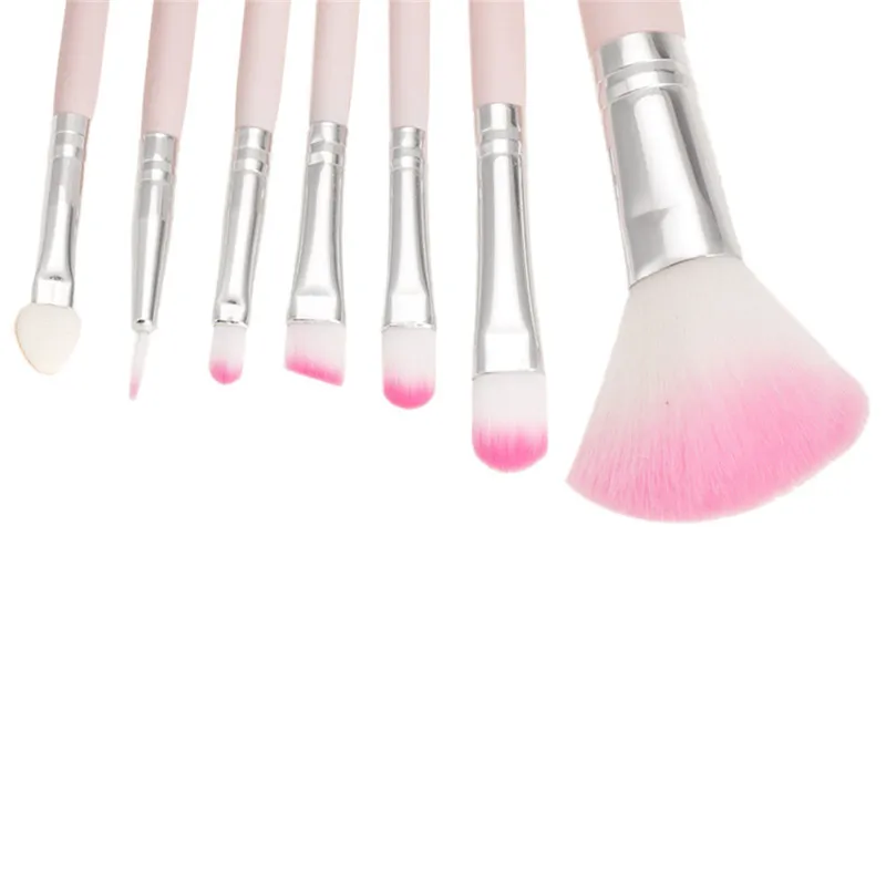 7Pcs Makeup Cosmetic Brush Foundation Powder Brush Tool Makeup Kit