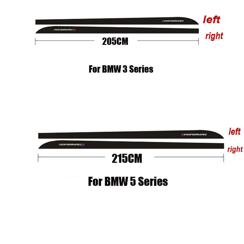2 шт. /// наклейки на боковые кузова автомобиля BMW E30 E34 E36 E46 E90 E60 F30 F10 316i 318i 320i 325i 328i 335i