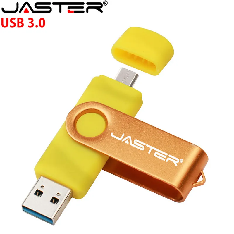 Флэш накопитель JASTER USB 3 0 с логотипом клиента OTG Usb 4 ГБ 8 16 32 64 флэш для мобильного