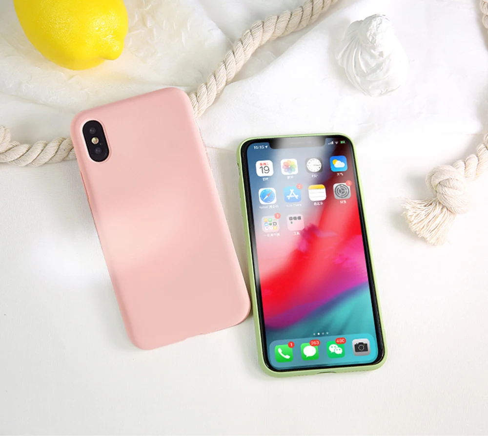 Premium Liquid Silicone Luxury Phone Case