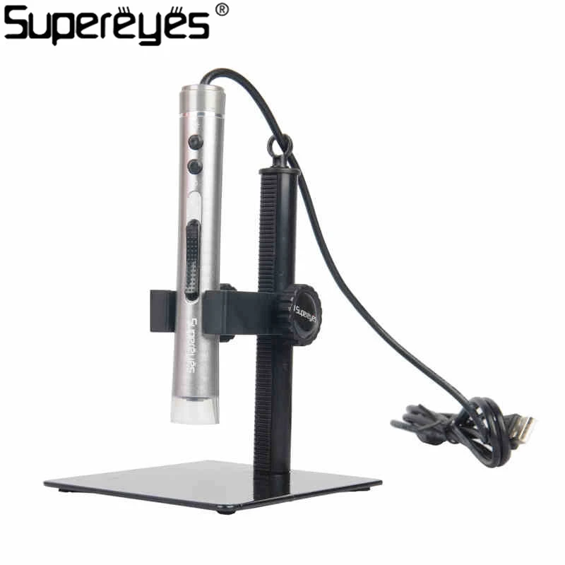  Spereyes B010-S 300X 2MP Digital USB Microscope Video Camera Handheld Microscope Magnifier Silver P