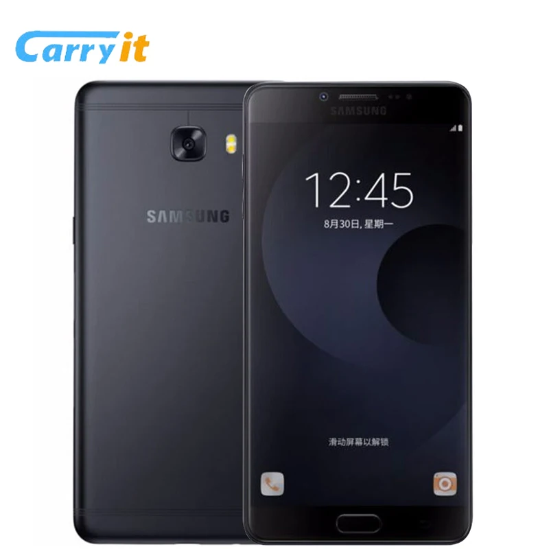 Оригинальный разблокировать Samsung Galaxy C9 Pro C9008 2016 6 г 64 6.0 ''FHD Super AMOLED Snapdragon 653 4000