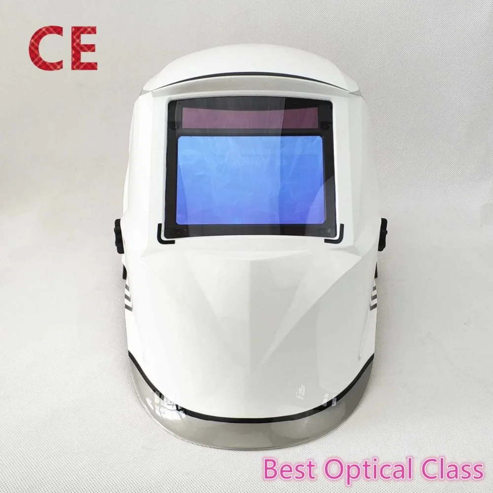preço Capacete de soldagem 100 * mm 1111 Sensores 4 65 Moagem DIN 3 4 13 MMA MIG MAG TIG CE UL CSA COMO Cert Solar Auto Escurecimento Máscara de Solda