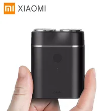 Новые оригинальные Xiao mi jia mi домашние электробритвы для мужчин водонепроницаемые влажные сухие бритвенные лезвия с двойным кольцом перезаряжаемая бритва с USB