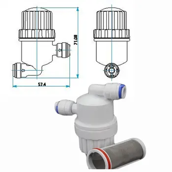 

1055 HAIGINT mini inline filter with SS filter net inside for misting kit