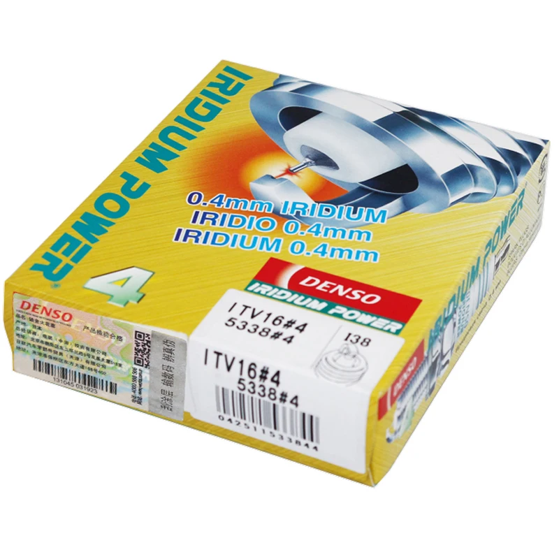 Автомобильная свеча зажигания DENSO для Cadillac SRX Chevrolet Malibu Copaci Roewe ITV16 Iridium|plug for car|plug
