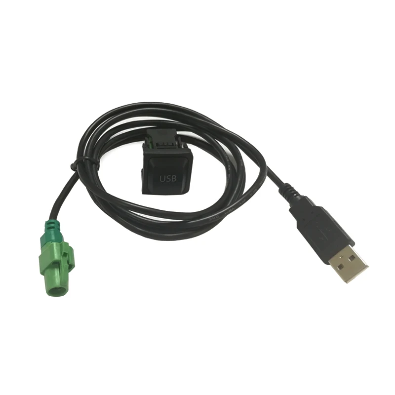 Автомобильный USB переключатель кнопка USB кабель адаптер для RCD510 RCD310 CD плеер радио для VW Touran Bora Sagitar для Skoda Octavia Fabia