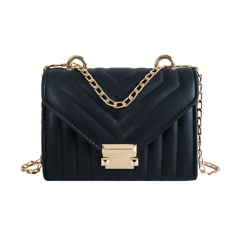 

2019 Summer New Fashion Korean Version Of The Chain Small Square Bag Shoulder Diagonal Package Handbags Crossbody Bag