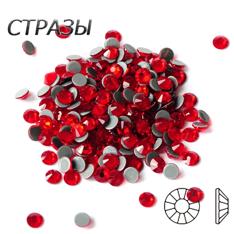 Светильник Siam 2058HF с горячей фиксацией стразы плоской задней стороной