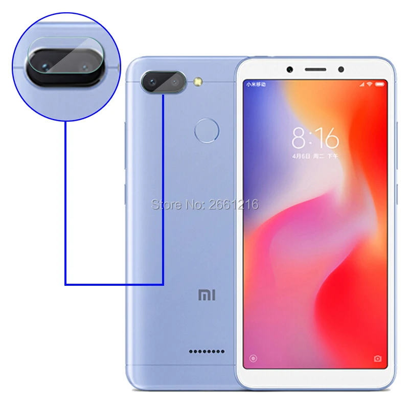 3 шт./партия для Xiaomi Redmi 6 5,4" Ультра прозрачная мягкая прозрачная защитная пленка из закаленного стекла для объектива камеры