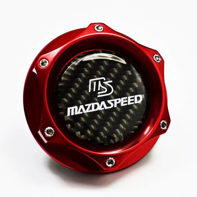 Red Aluminum ENGINE Oil Cap FIT MAZDA MAZDASPEED RX7 RX8 323 FAMILIA BP