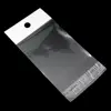 200Pcs/ Lot Self Adhesive Plastic Plastic Bag OPP Self Seal Poly Package Bags for Jewelry Crafts Wig Small Gift Storage Pouches 6
