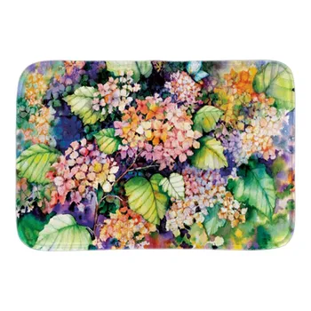 

Fall Hydrangea Flowers Doormat Spring Landscape Indoor Outdoor Door Mats For Living Room Bedroom Short Plush Fabric Floor Mats