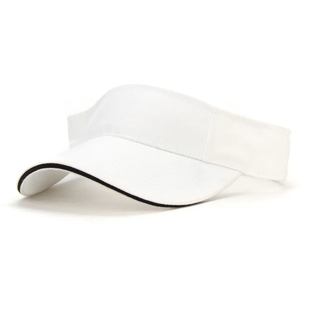 

Men Women Adjustable Casual Visor Cap Fashion Sports Party Running Sunscreen Outdoor Training Solid Tennis Golf Summer Adult