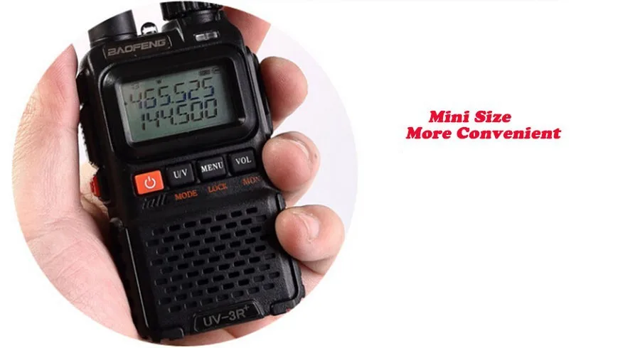 2 шт. радиостанция для ветчины 99ch vhf 136-174mhz uhf 400-470mhz walkie talkie двухдиапазонный радиоприемопередатчик vox для baofeng UV-3R plus