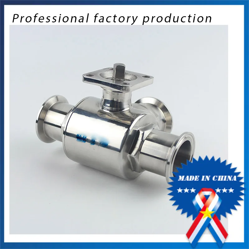 

2 inch Stainless Steel 304 Three-way Ball Valve with Bracket