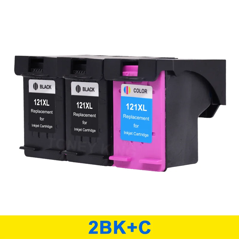 Toney King 121 XL Remanufactured Ink Cartridge Replacement For HP121 Ink Cartridges F2493 F4283 D2563 F4283 F2423 F2483 Printer 