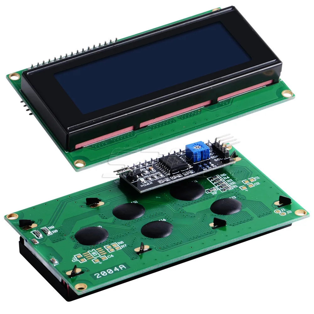 52Pi межсоединений интегральных схем/I2C 2004 20x4 персональный модуль lcd Дисплей, Поддержка I2C протокол, ЖК-дисплей 2004 Модуль щит для Raspberry Pi Arduino Uno