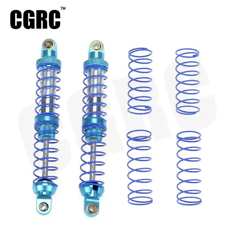 

Double Spring Hydraulic Metal Shock Absorber For 1/10 RC Crawler Car Traxxas TRX4 D90 D110 Axial Scx10 90046 90047 RC4WD CC01