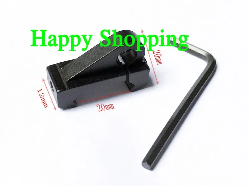 

Aluminum Sling Swivel Hook Mount Attachment 20mm Picatinny Rail for Rifle Scope Hunting Accessories Free shipping