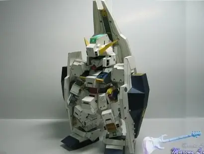 SD Gundam RX-121-1 Hazel, море Бумага кукла Бумага модель