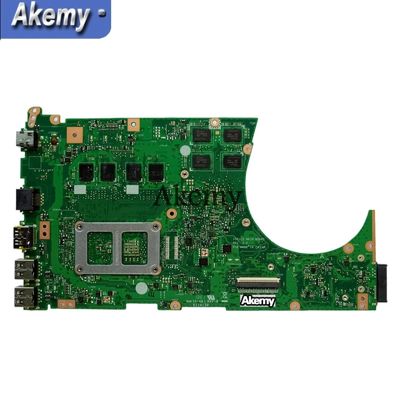 Akemy S551LB материнская плата для ноутбука For Asus S551LN S551LD S551L тестовая оригинальная 4G ram