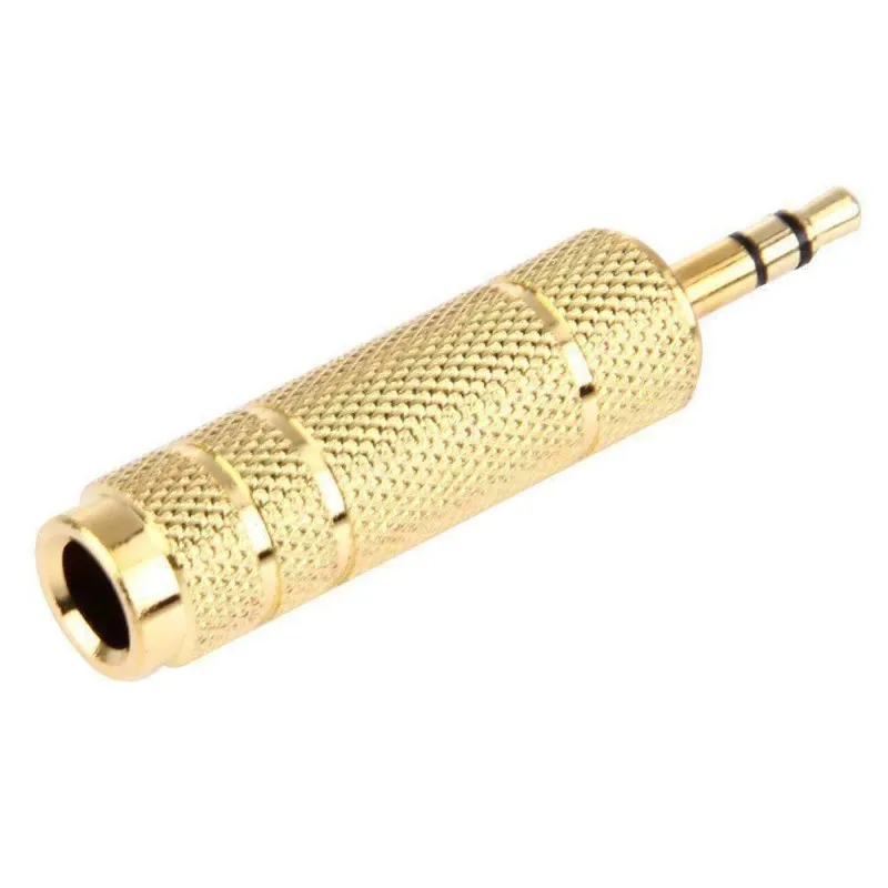 3.5mm Male to 6.5mm Female Stereo Audio Convertor Adapter Goldplated (2)