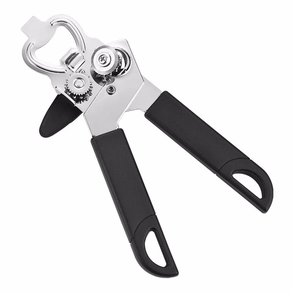 

Arsmundi Strong Can Opener Corkscrew Stainless Steel Professional Manual Bottle Opener Craft beer Grip Opener Kitchen Gadgets