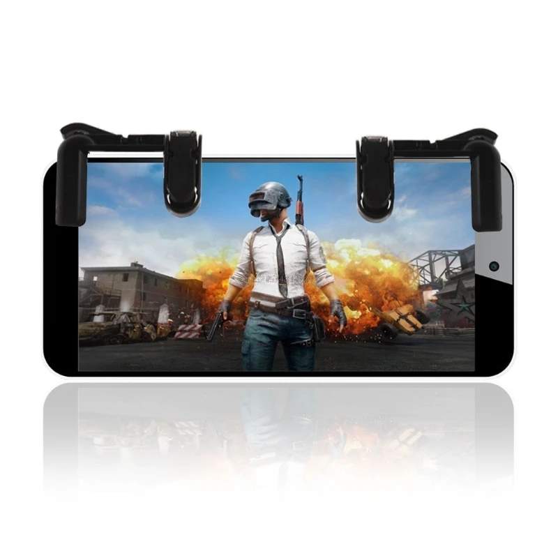 

New Smartphone Gaming Trigger Kit For Mobile Game Fire Button L/R Shooter Controller