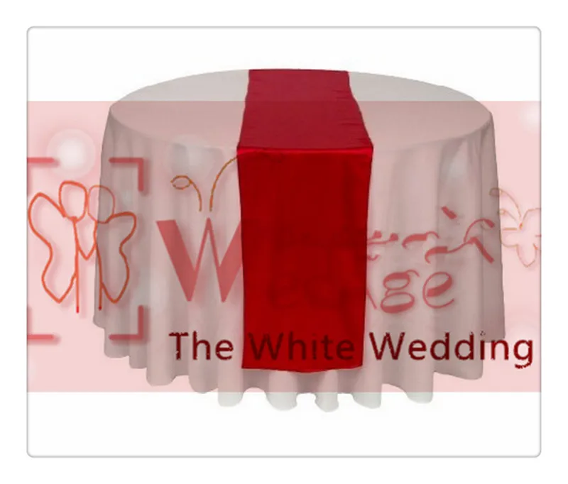 

36 piece dark red table runners For Wedding FREE SHIPPING rustic runner table