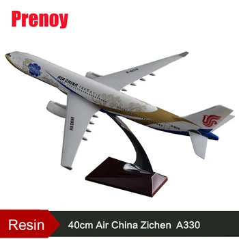 

40cm Resin A330 Zichen Plane Model Air China Goldchen Airlines Airplane Airway Model A330 Airbus Chinese Aviation Model Gift Toy