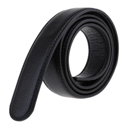 1 Pcs Stylish Mens Automatic Dress No Buckle design Belt Strap Waistband without Buckle Belts Replacement 3.5cm Wide